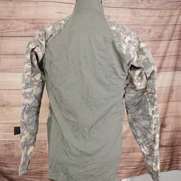 Massif Army Combat Shirt Mens Medium Military Flame Resistant Tactical ACS Camo - Picture 8 of 11